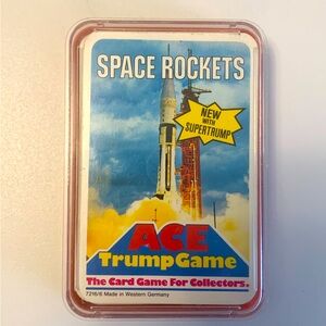 Vintage ACE Trump Card Game “Space Rockets” Full Set